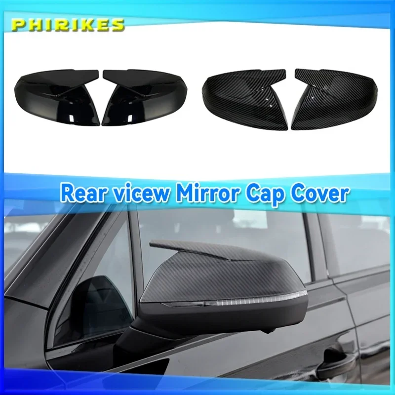 

Car Side Door Rearview Side Mirror Cover Cap For Audi Q5 Q5L SQ5 Q7 SQ7 FY 4M Sline 2016-2020