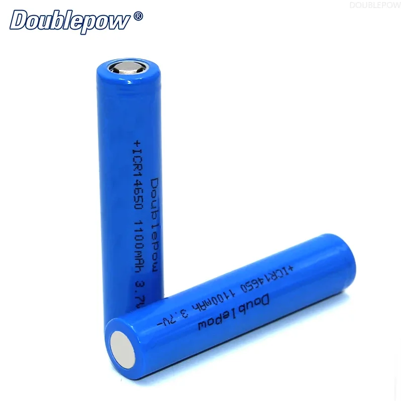 

14650 1100mAh 3.7V Rechargeable Li-ion Battery for LED Flashlight, Small Power Tools, DIY Electronic Projects