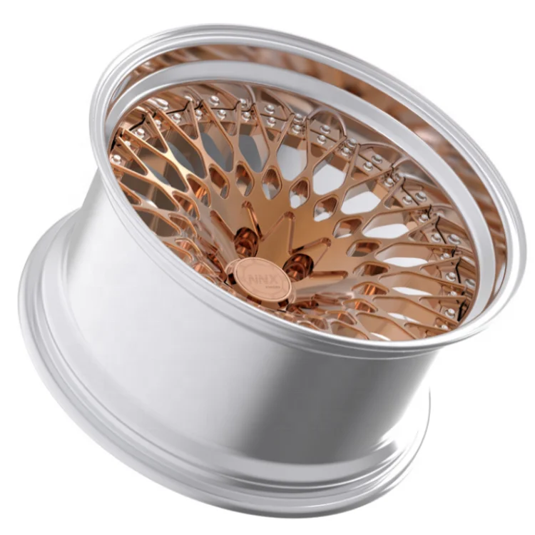 

OEM Bronze Luxury Forged Wheels Rims 2-Piece Customized Aftermarket Design 6-Hole 19-24 Inch Big Deep Lip Years 20-24