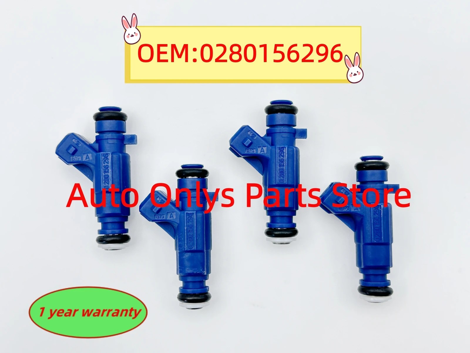 

4 шт. 0280156296 Высококачественные топливные форсунки для Renault Clio Logan Sandero 1,0 16 В D4D FLEX