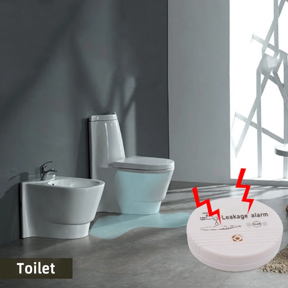 Home Intelligent Water Leak Alarm Water Leak Detector Overflow Alarm Flood Detector Bathroom Kitchen Water Level Alarm