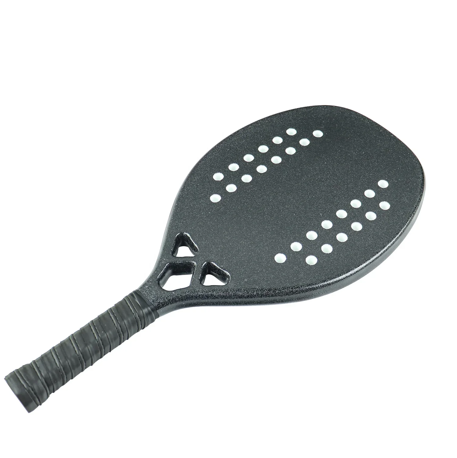 مخصص Suace المواد إيفا الأساسية المهنية ألياف الكربون مضرب تنس الشاطئ