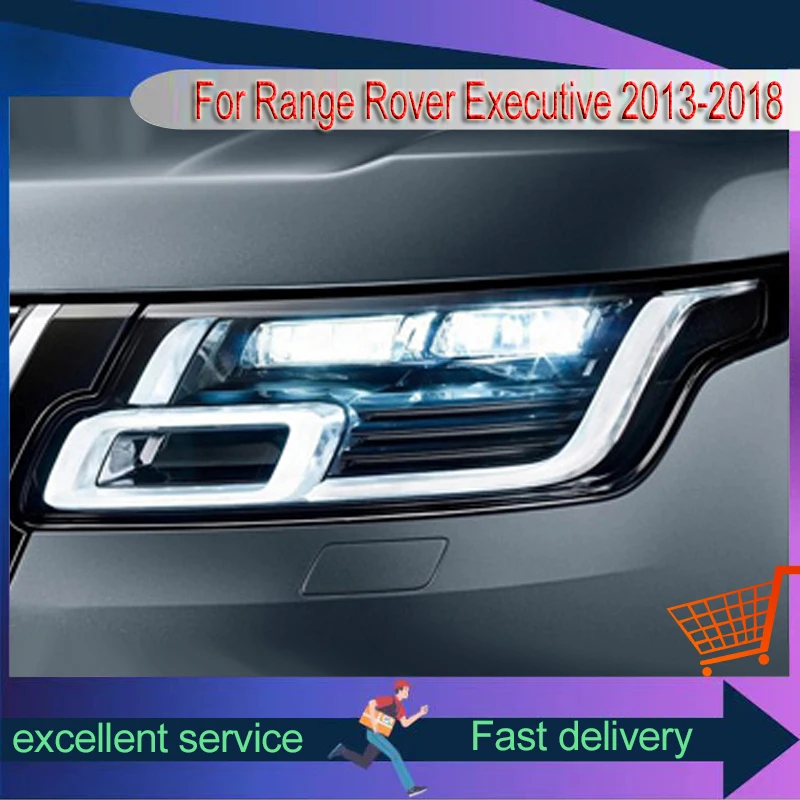 

Car Accessories For Land Rover 2013-2018 Range Executive Front Light DRL Head Lamp LED Projector Lens Headlights Vehicles Auto