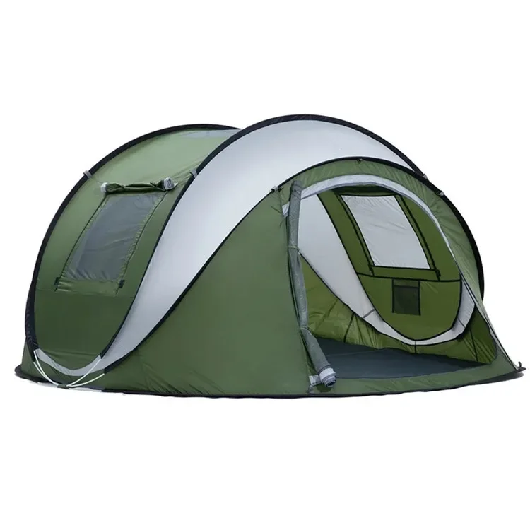 

3-4 People Open A Quick Camping Tent Portable Throw Tent Spring Summer Tent