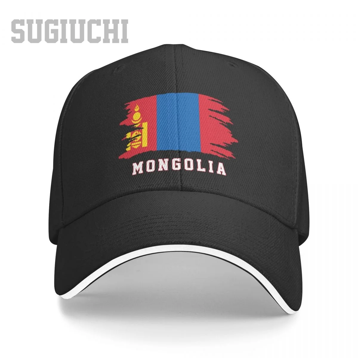 Sandwich Mongolia Flag Mongolian Baseball Cap Men Women Hip Hop Caps Snapback Golf Hat Fishing