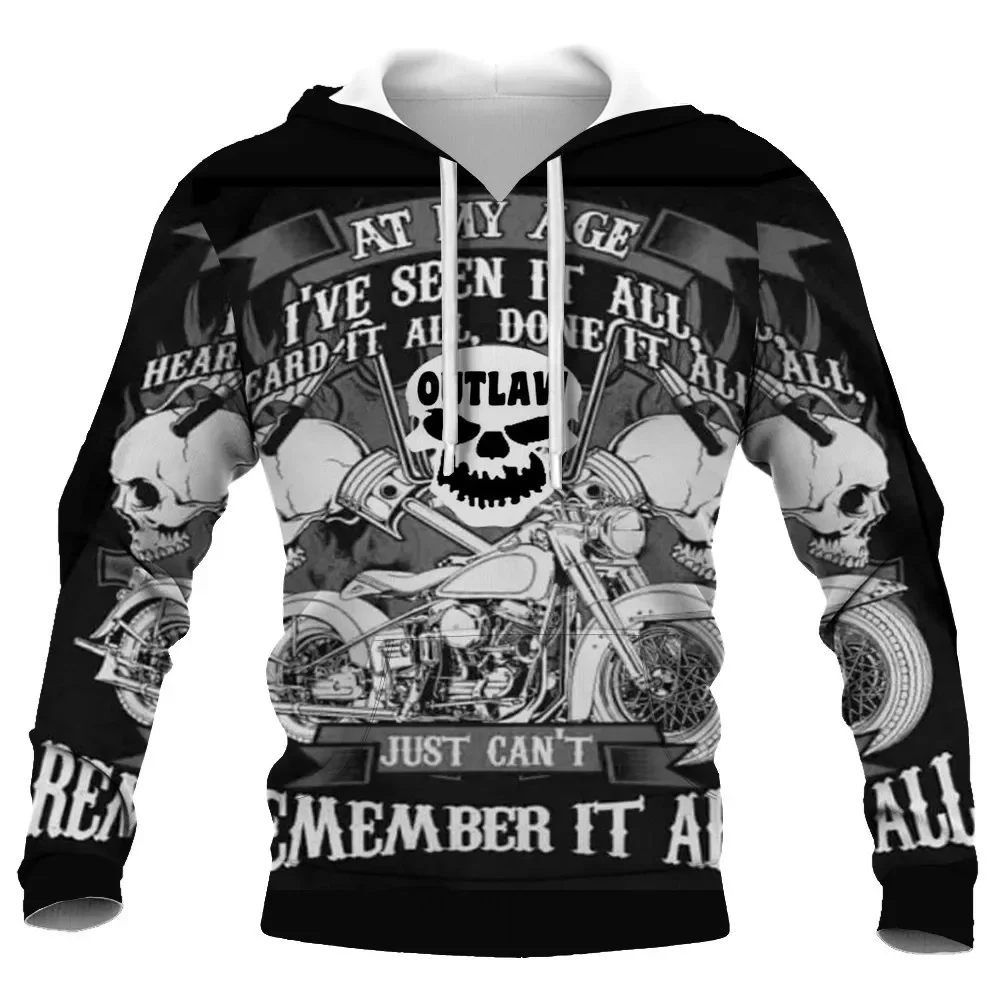 Men Punk Skull 3D Printed Hoodie Fashion Skeletor Graphic Y2k Casual Goth Streetwear Long Sleeve Pullover Oversized Tops Autumn