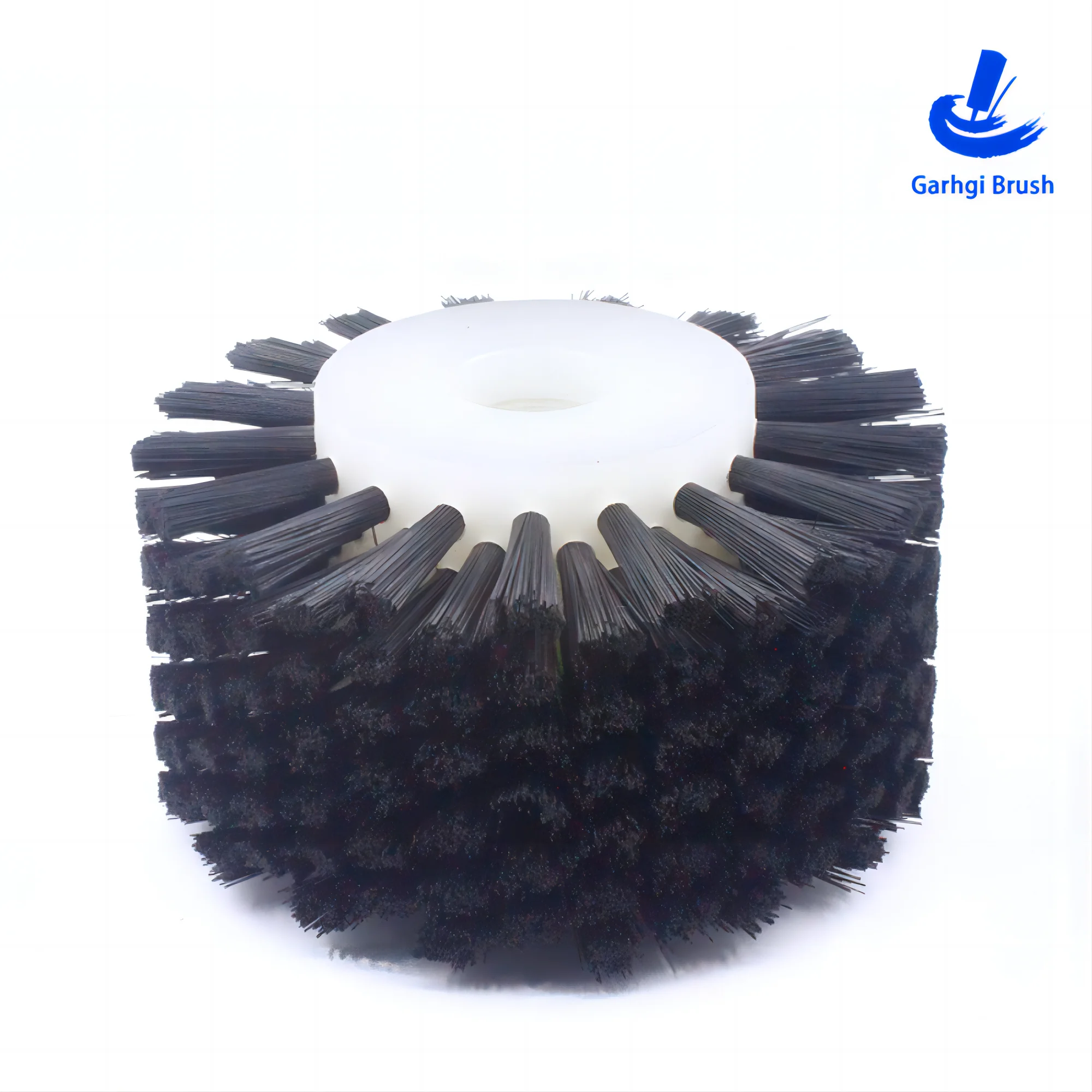 Nylon-Kehrwalze Bruhes Black Industrial Drum Circular Brush Road Surface Car Parks Finishing Polishing Cleaning Machinery – Detail 4