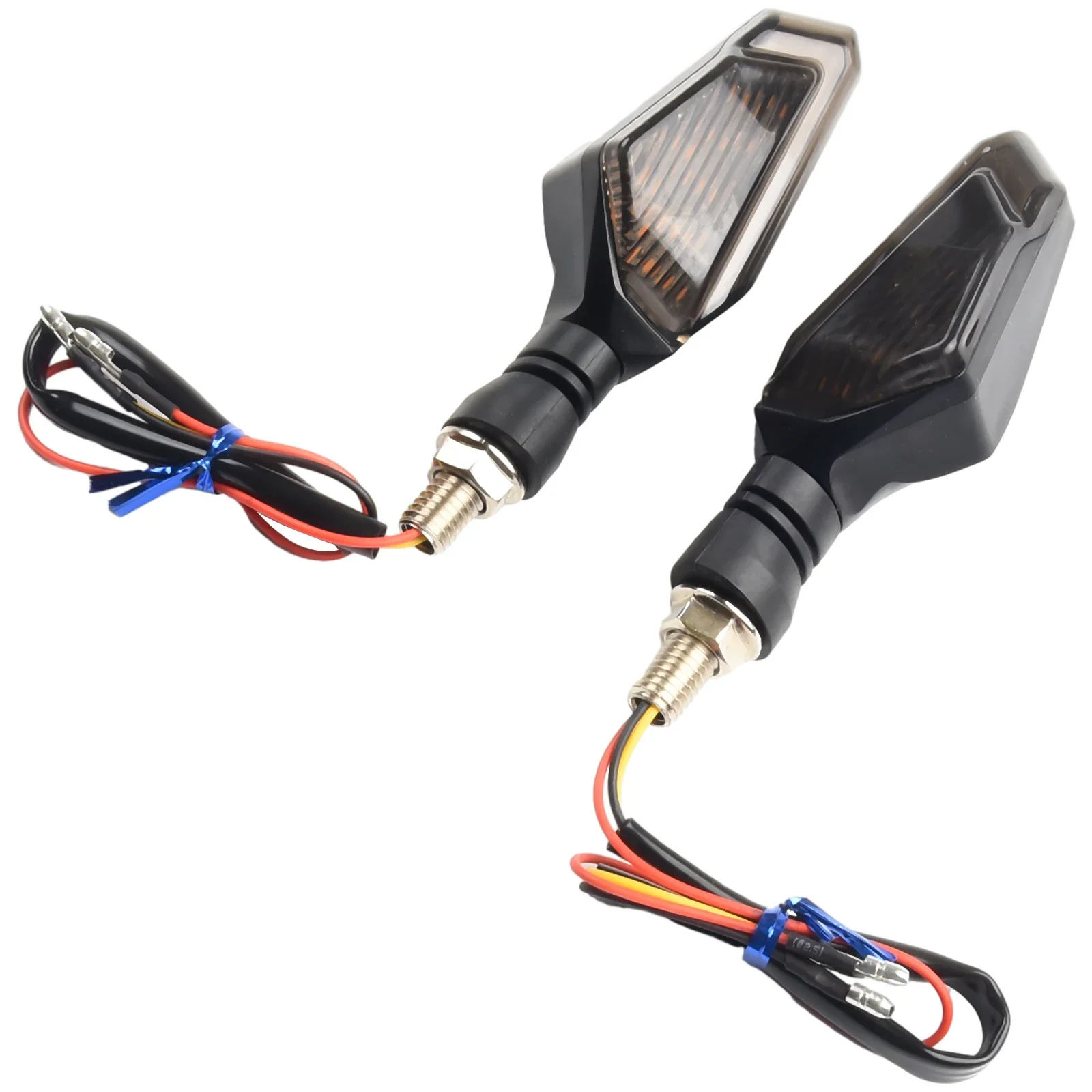 

Daytime Light Running Lamp Lighting Accessories DC ATV 2pcs Pair Motorcycle 2in1 Blue+Yellow Dual LED Indicator