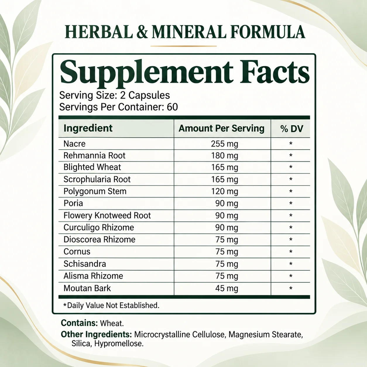 Menopause Support - Supports Mood & Calm, Hormonal Balance, Relieve Hot Flashes and Mood swings, Improve Vitality and Immunity