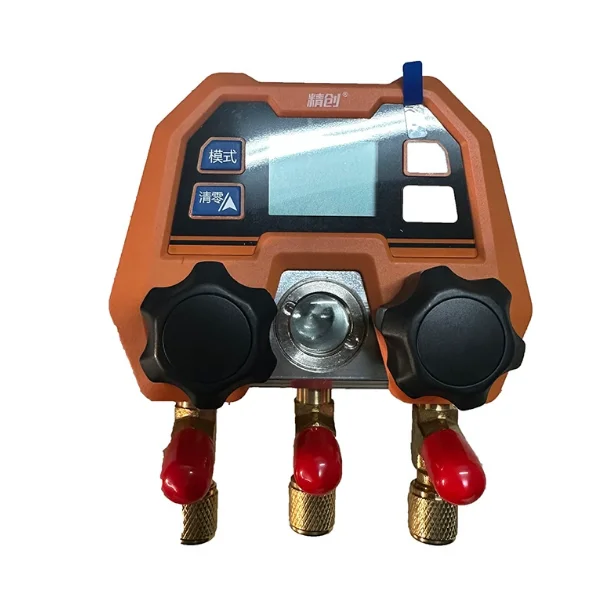 

DMG-4B Digital Double Gauge Valve Electronic Manifold Instrument Refrigeration Maintenance Digital Manifold Gauge -14~800psi