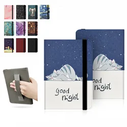 Print Universal Cover for Sony Reader PRS-T3/T2/T1/650/600/505 Kobo Nia N306 N249 6 Inch EReader Ebook Hand Strap Sleeve Case