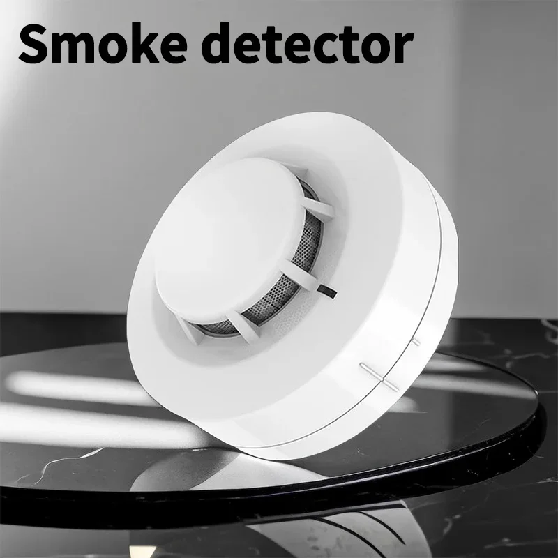 

Smoke Detector，Smoke alarm with LED Lights and Lound Sound Alert,Fire Protect Environment Temperature Detector Temperature Alarm