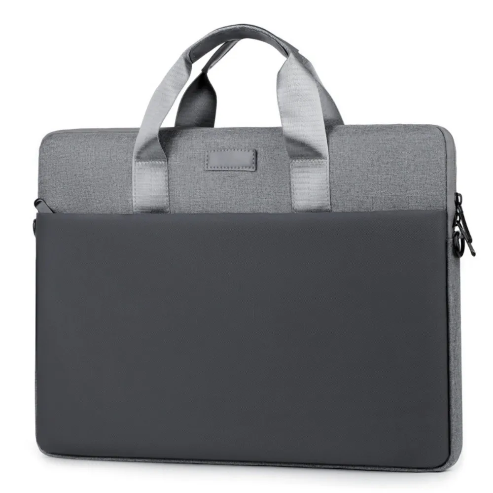 With Shoulder Strap Portable Laptop Bags with Handle Shockproof Business Laptop Bag Briefcase Simple Laptop Shoulder Bag