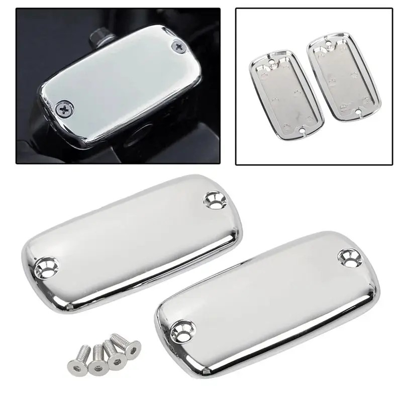 A95E-Front Master Cylinder Lids Cover Fit For Honda Goldwing 1500 GL1500I Interstate Motorcycle Parts