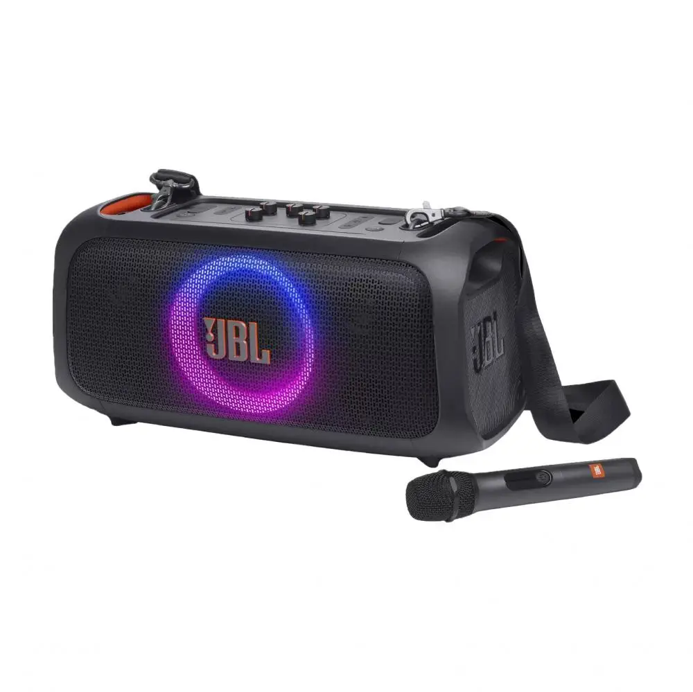 

JBL PartyBox On-The-Go Essential Bluetooth Party Speaker Portable DJ Speaker | Black | Open Box