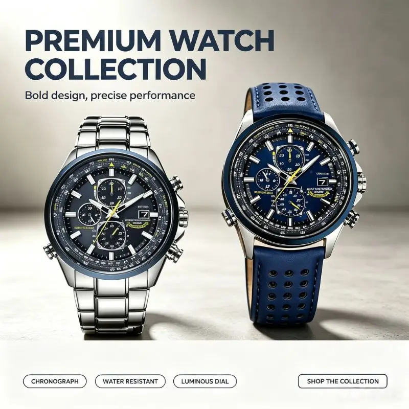 High Quality Men's Quartz Watch Luxury Trend Luminous Multi-Function Chrono Stainless Automatic Watch Father's Day Gifts for Men - view 6