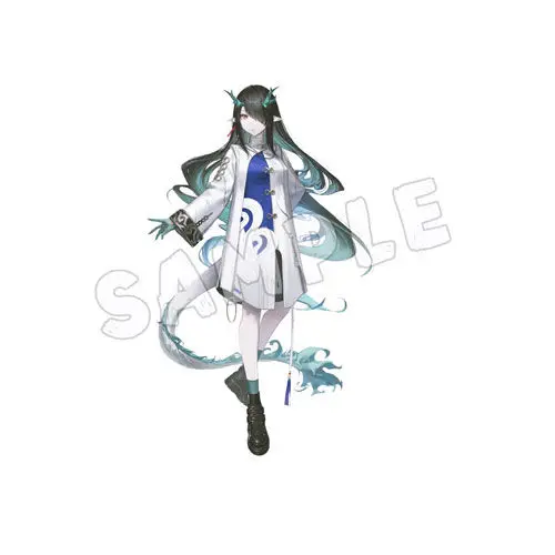 Arknights Anime Ling Nian Cosplay Acrylic Stand Model Plate Desktop Decoration Backpack Pendant Birthday Present Christmas Gift