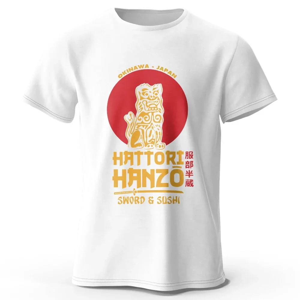 Hattori Hanzo Printed 100% Cotton Classic Harajuku Shirt For Men Sportswear Tops Tees  graphic shirts streetwear anime clothes