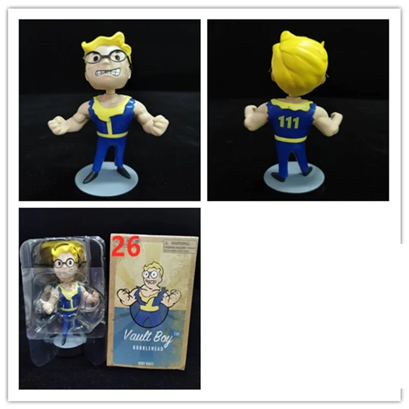 Bandai Wackelkopf Nette Vault Boy Vollen Satz Figur Spielzeug Anime Action Figure Statue Sammlung Modell Puppe Zimmer Ornament Spielzeug Kinder Geschenk 6