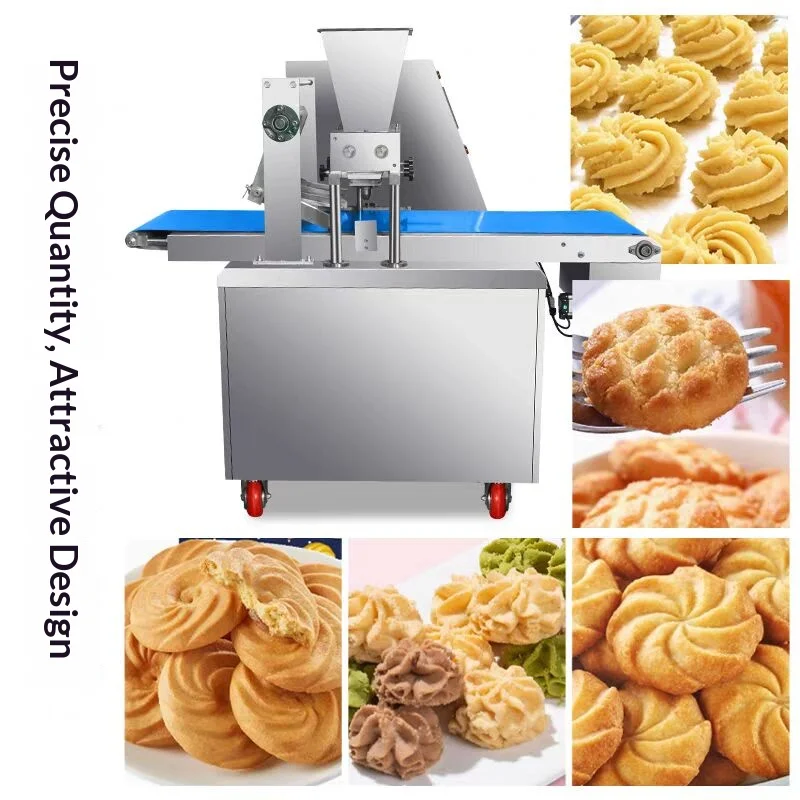 Automatic Biscuit Cookie Forming Machine Commercial Stainless Steel Cookie Making Machine for Bakery Use with CE Customized
