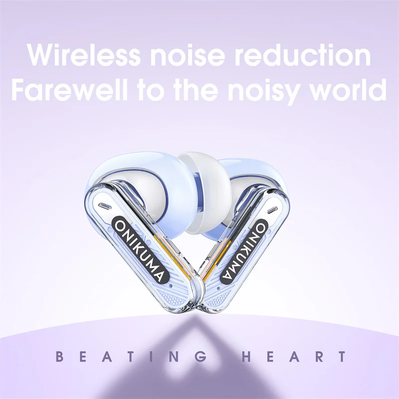 T5 in ear TWS True Wireless Bluetooth 5.3 Earphones HD Mic HiFi Sound Quality Stereo ANC Active Noise Reduction Game Headset