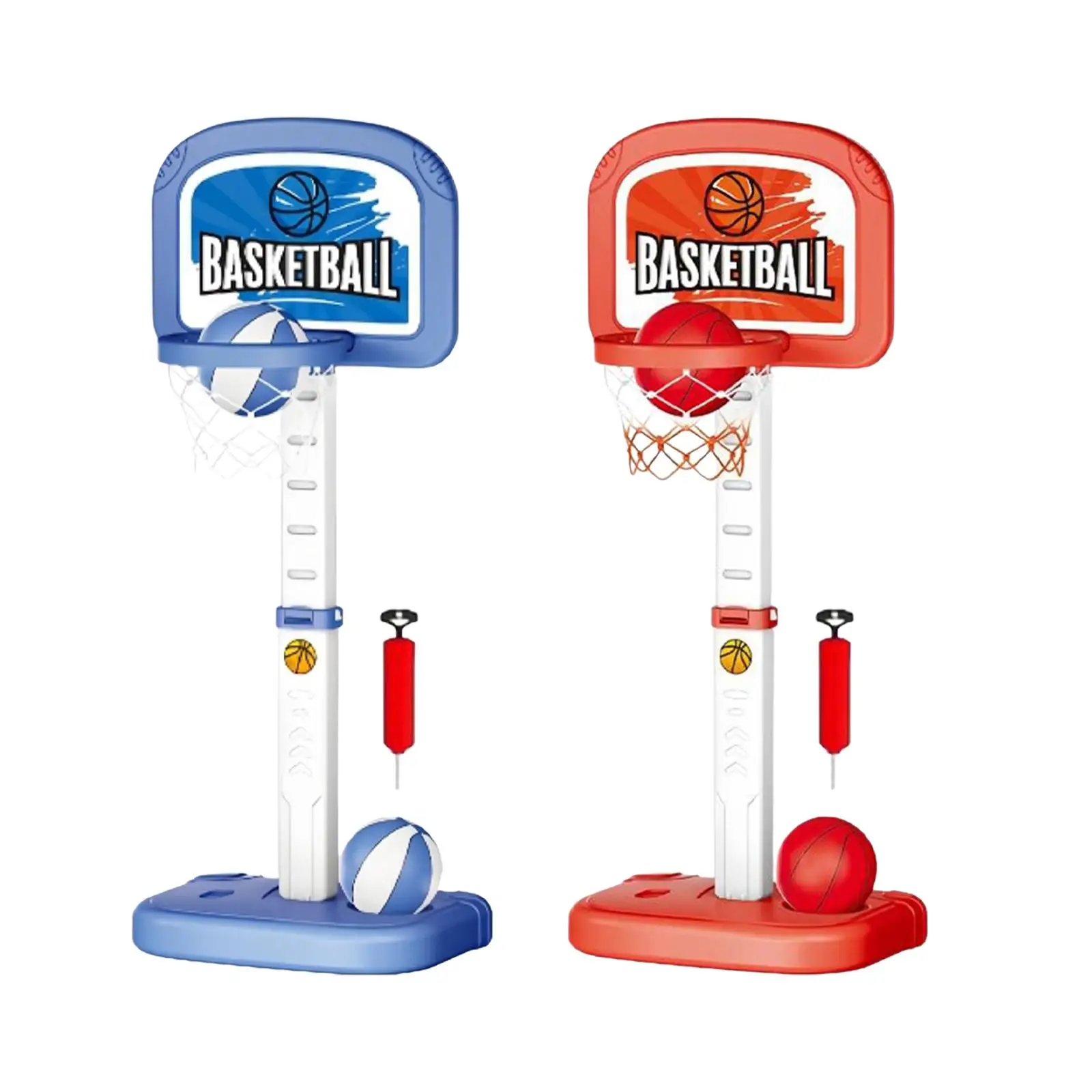 Poolside Basketball Hoop Interaction Toy Summer Basketball Games Water Basketball Stand for Kids Adults Family Children Friends