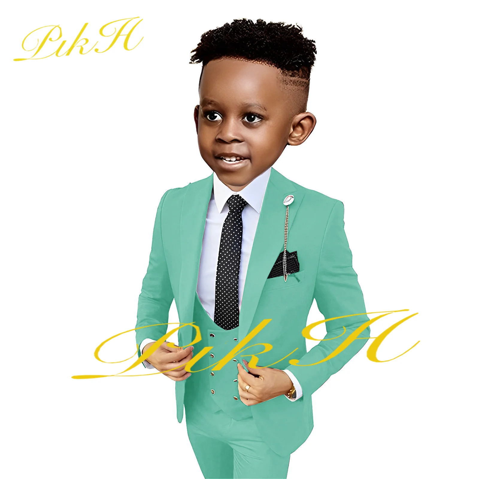 turquoise-boys-suit-wedding-tuxedo-three-piece-kids-jacket-pants-vest-party-dress-child-tailored-blazer-set