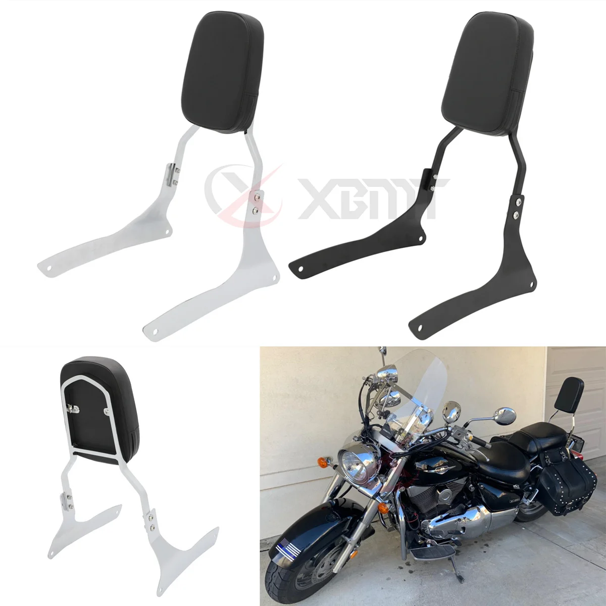 

Motorcycle Passenger Backrest Sissy Bar For Suzuki Boulevard C90 2005 2006 2007 2008 2009 VL1500 Intruder 1998-2004