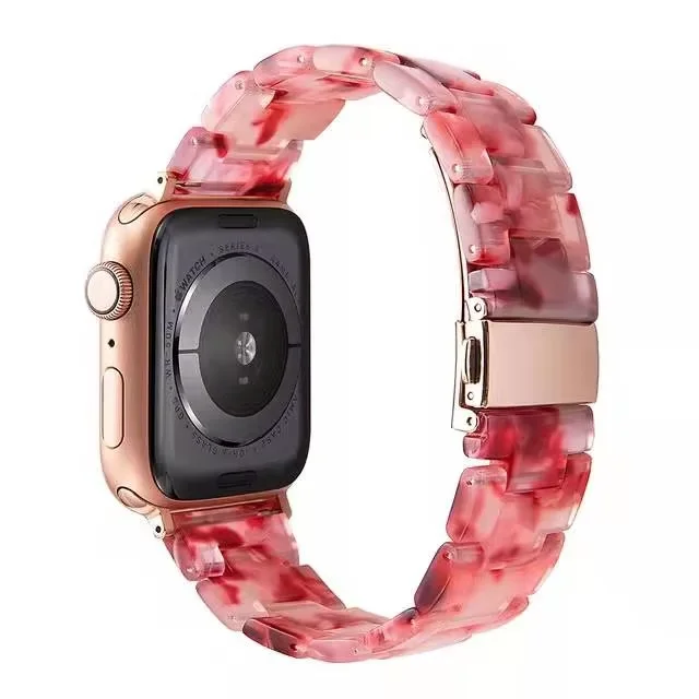 Harz-Uhrenarmband für Apple Watch 6 5 4 Band 42 mm 38 mm transparenter Correa-Gürtel für iWatch 6 Serie 5 4 3/2 Armband 44 mm 40 mm – Detail 7