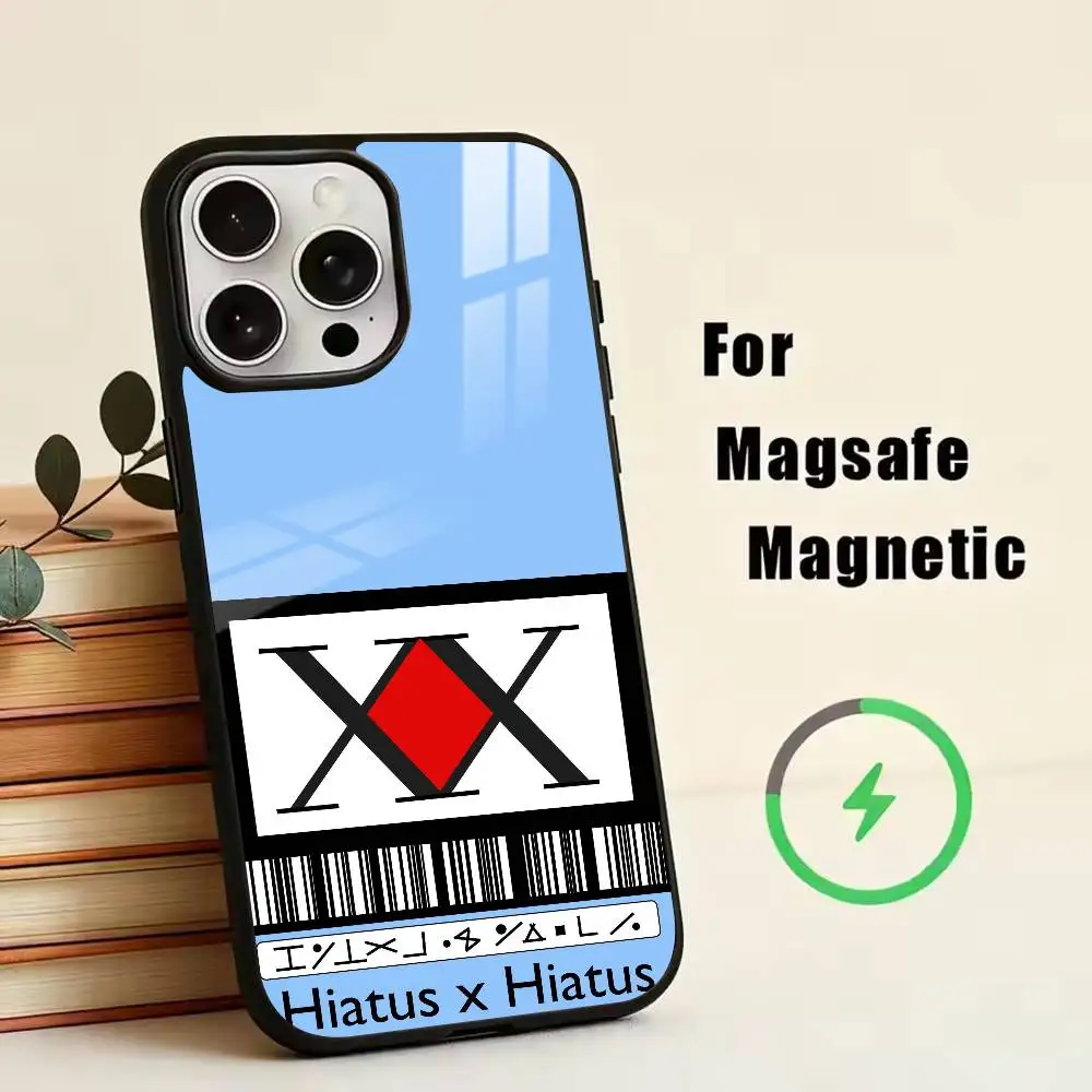 HxH Hunter X License  Phone Case For iPhone17,16,15,14,13,12,11 Plus,Pro Magnetic For Magsafe Wireless Charging