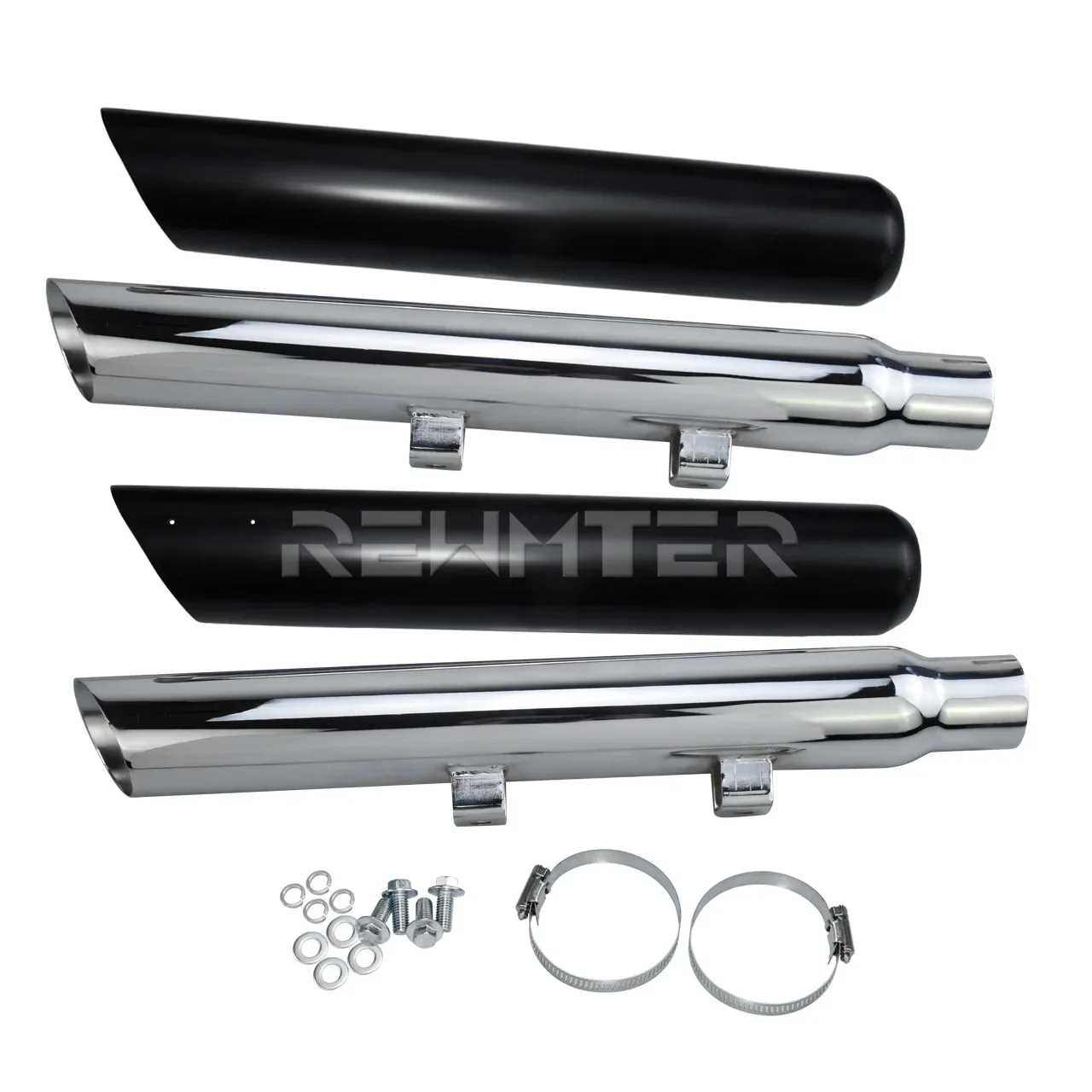 Motorcycle Exhuast Mufflers Shortshots Exhaust Pipes For Harley Sportster XL 883 Iron 1200 Forty Eight Superlow Roadster 2014-22