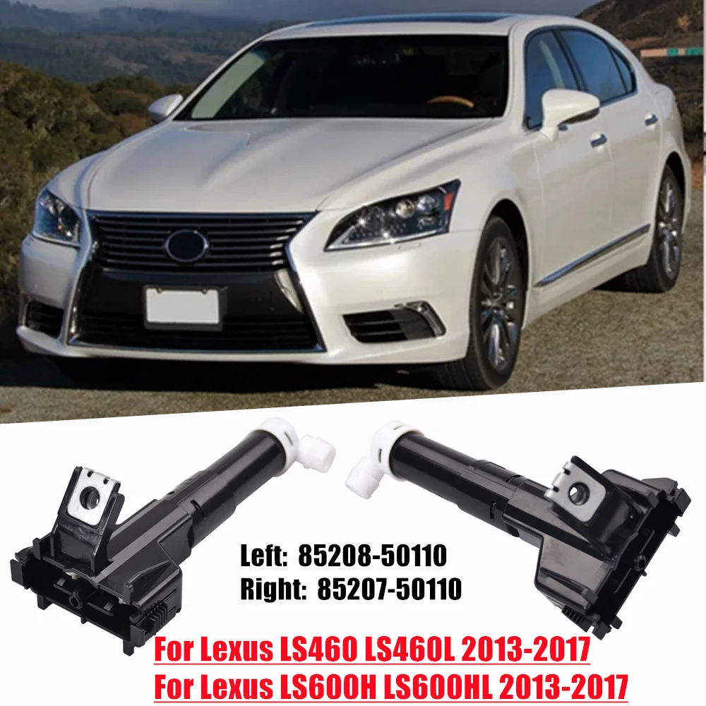 Front Head Light Lamp Washer Spray Nozzle Cleaning Pump Actuator Jet 85208-50110 For Lexus LS460 LS460L LS600H LS600HL 2013-2017