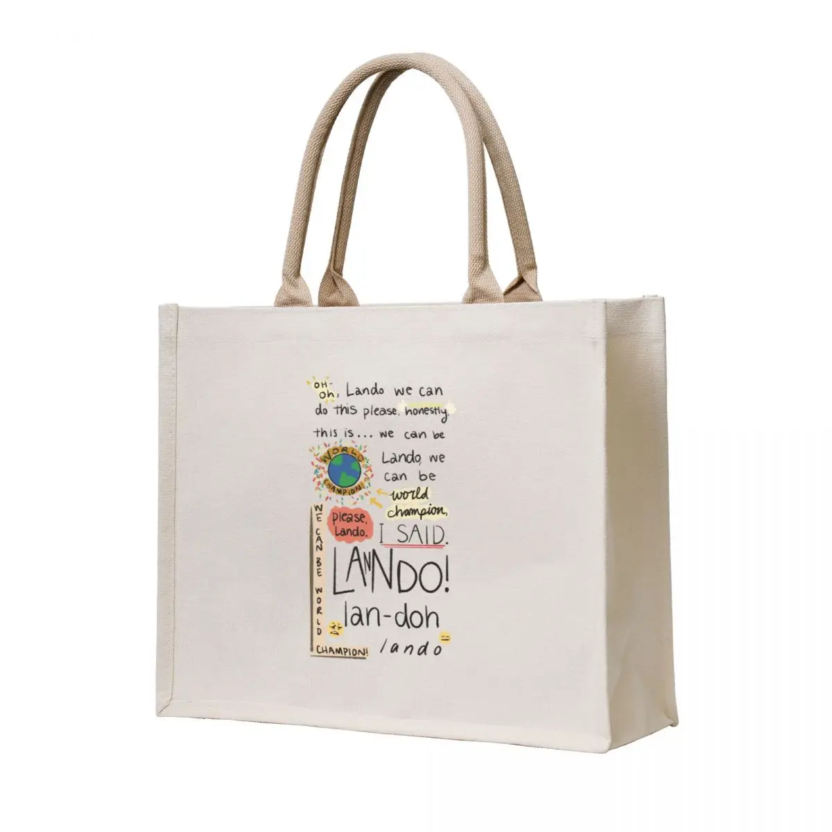 

Lando! Tote Bag sacs de shopping free delivery bags supermarket folding bag Big bag