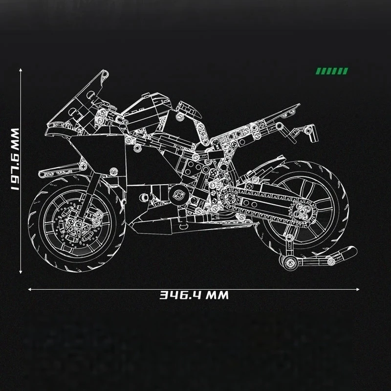 Obtenez votre modèle de Motocross Supercool-blocs de construction de voiture de course City Speed, jouets de moto, cadeau de noël