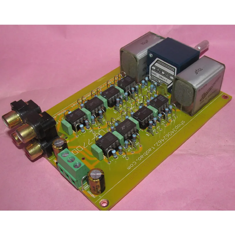 for Douglas Self designed ultra-low distortion front-stage circuit amplification board LG77DD, gain about 22.7Db