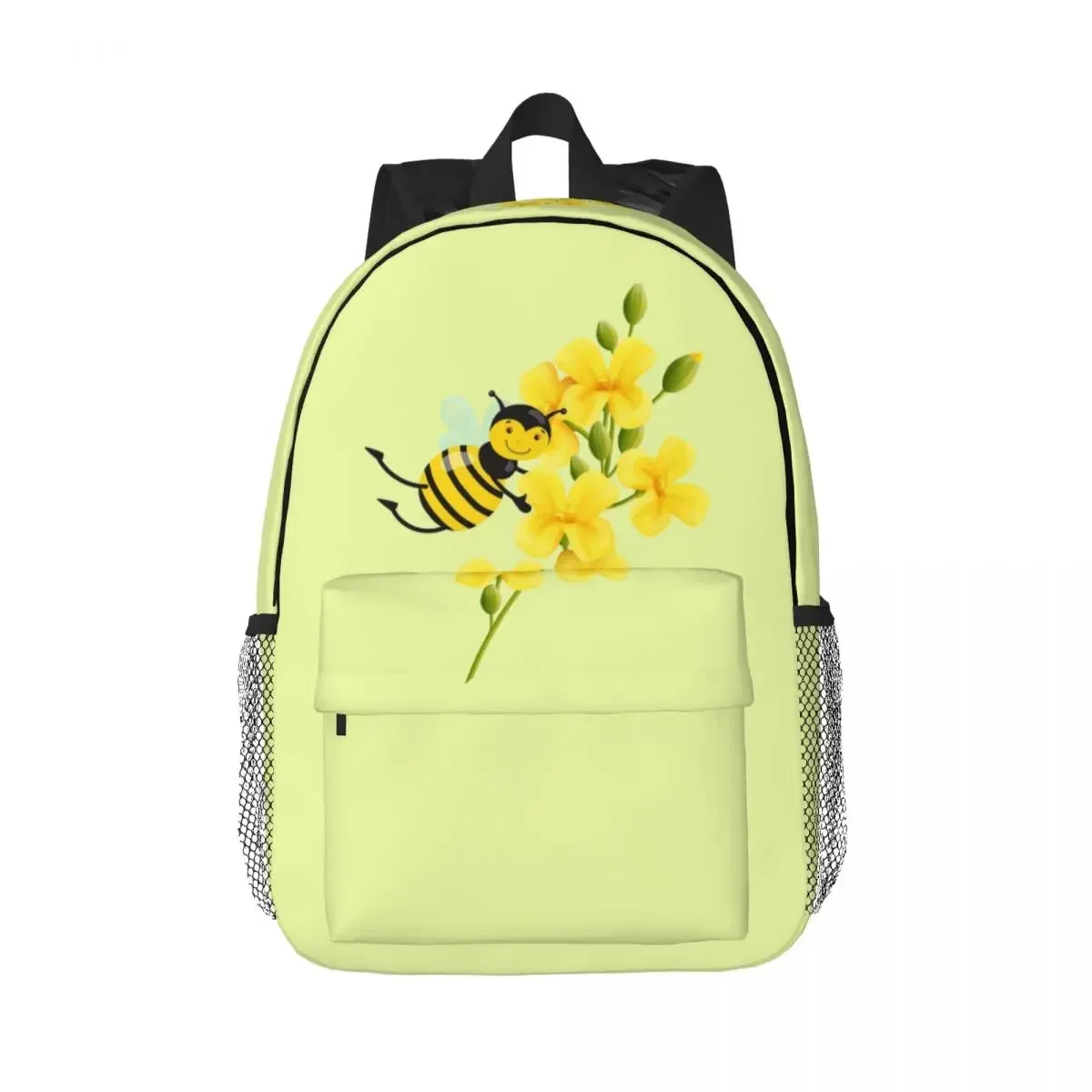 

Рюкзак с пчелой и цветами, Лидер продаж, рюкзак большой емкости для мальчиков и девочек, сумка для книг, сумки на плечо для мужчин, женщин, детей, школьная сумка