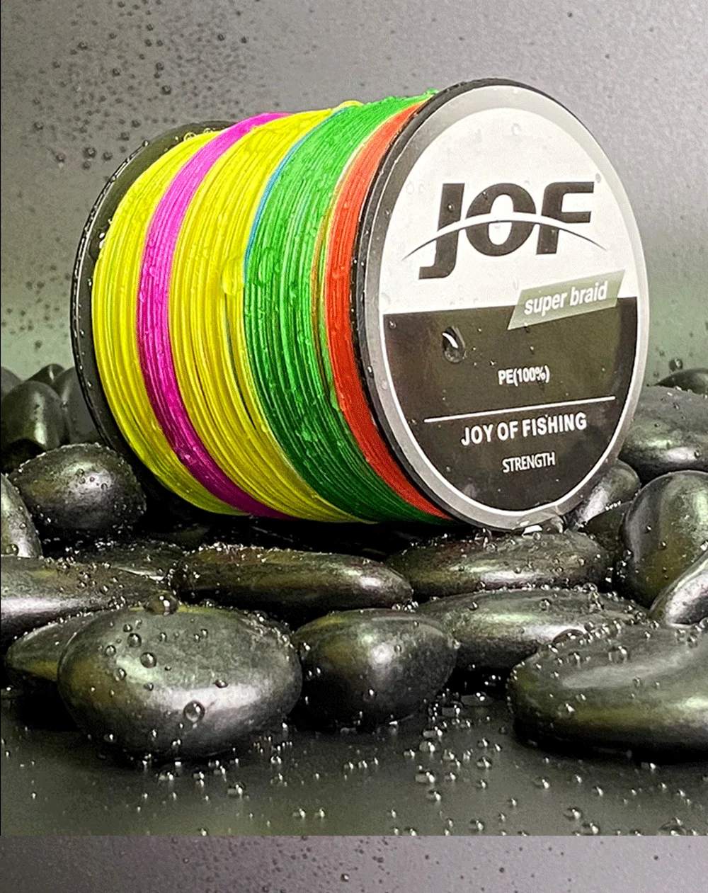 JOF Japan 8X 8-fach geflochtene Angelschnur 300M 500M 1000M Multifilament PE-Schnur für Fliegenfischen, Meeres- und Salzwasserfischen, extrem robust – Detail 9