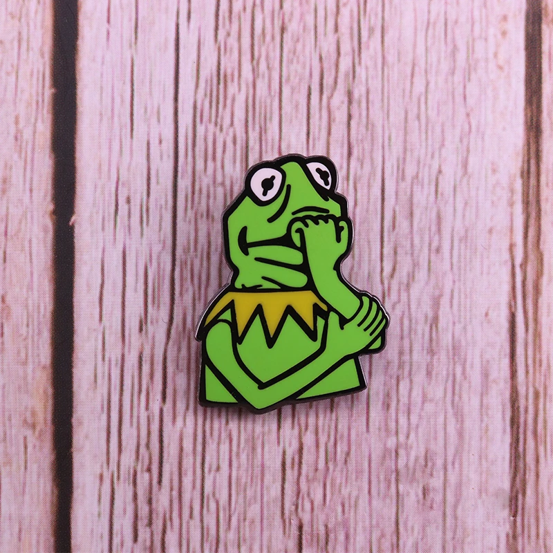 Muppet Show Pin Dr Honeydew Assistant Beaker Bert Ernie Kermit Elmo Brooch Rainbow Connection KeyTag None of My Business Patch