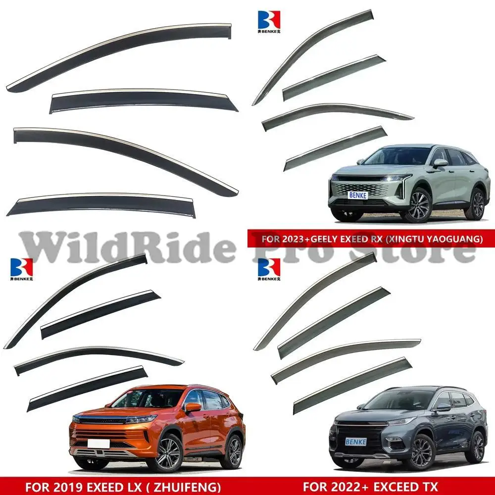 

1 set For CAR ACCESSORIES for CHERY EXEED EXCEED TX RX LX VX MUDGUARD MUD FLAPS FENDER FLARES WIND DEFLECTORS WINDOW VISOR RAIN