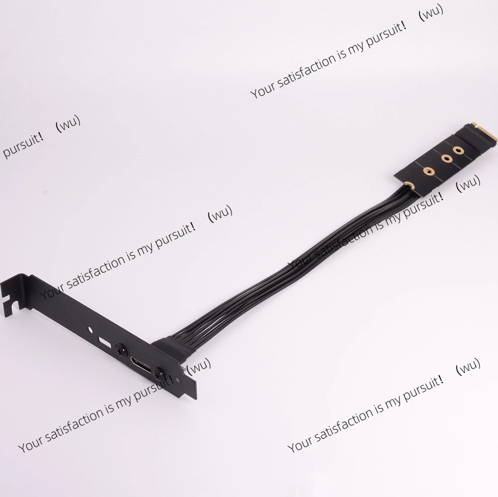 

64Gbps M.2 to Oculink 4i Extension Cable for PC Desktop for M2 M-key NVME to SFF8612 Adapter Cord PCIe 4.0 X4 Gen4 Silver Plated