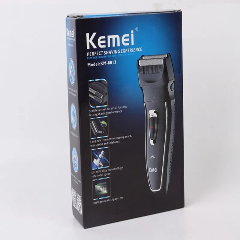 KEMEI 2 Heads Rechargeable Electric Shaver Reciprocating Electronic Shaving Machine Rotary Hair Trimmer Face Care Razor KM-8013