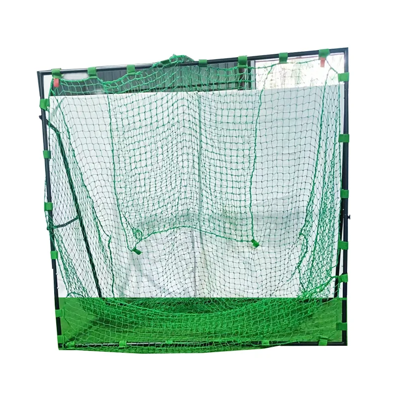 Punto de red de bloque de red de rebote portátil, red de práctica de béisbol, red de reciclaje de entrenamiento de golpe de béisbol y softbol transfronterizo
