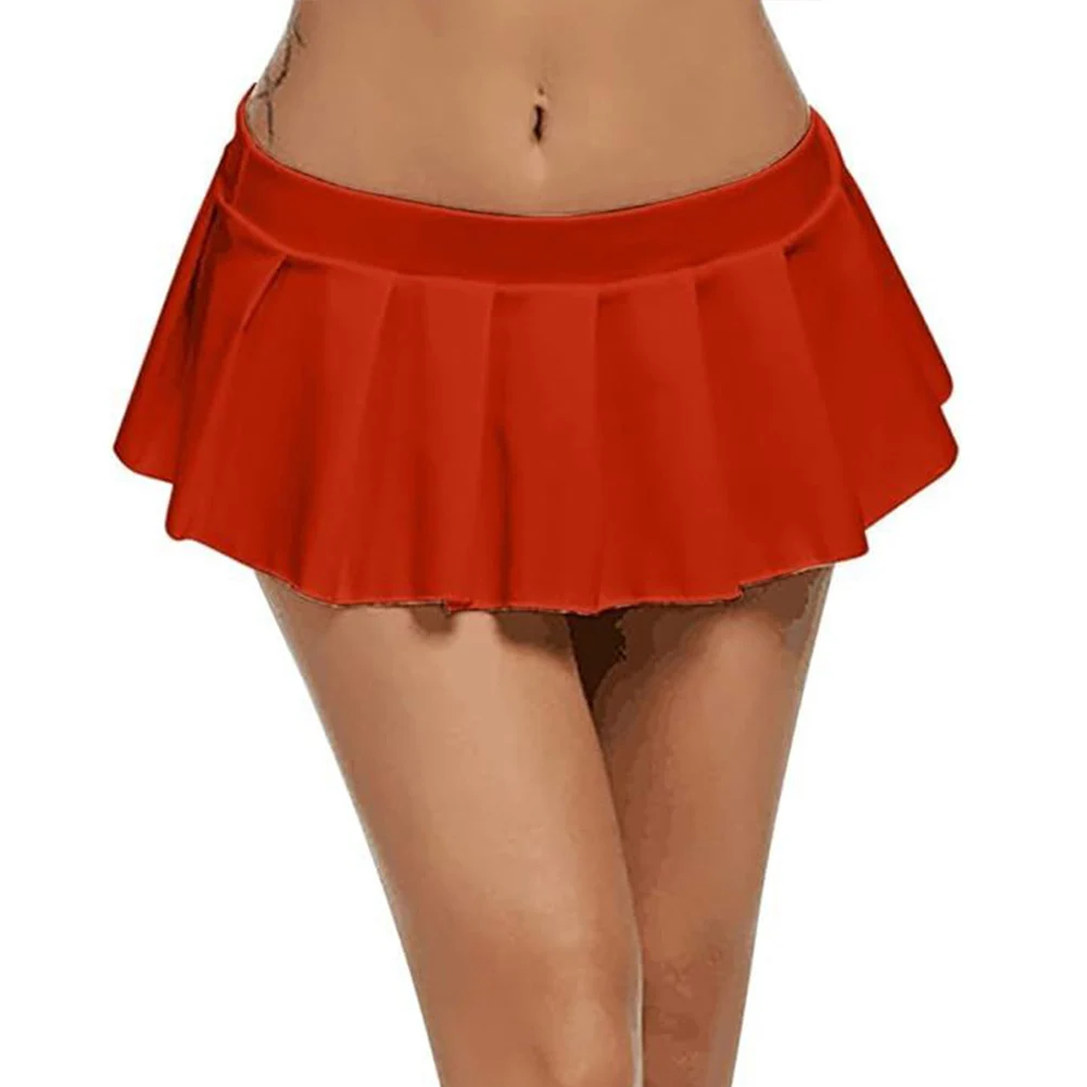 Fashionable Women Pleated Mini Skirt  Sexy Cosplay Skirt  Club Wear Skirt  All Seasons Wear  Multiple Colors Available