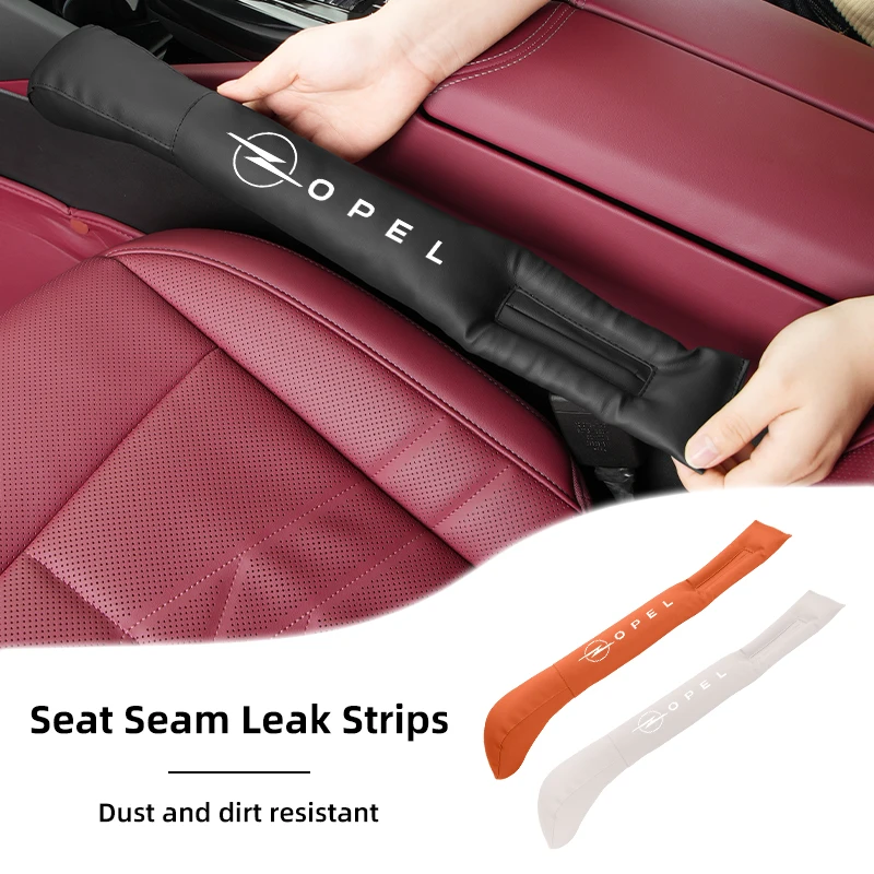 Car Seat Gap Storage Box Seam Filler Strip Leak Plug Accessories For Opel Astra  H J K Insignia Corsa D Zafira Meriva Mokka