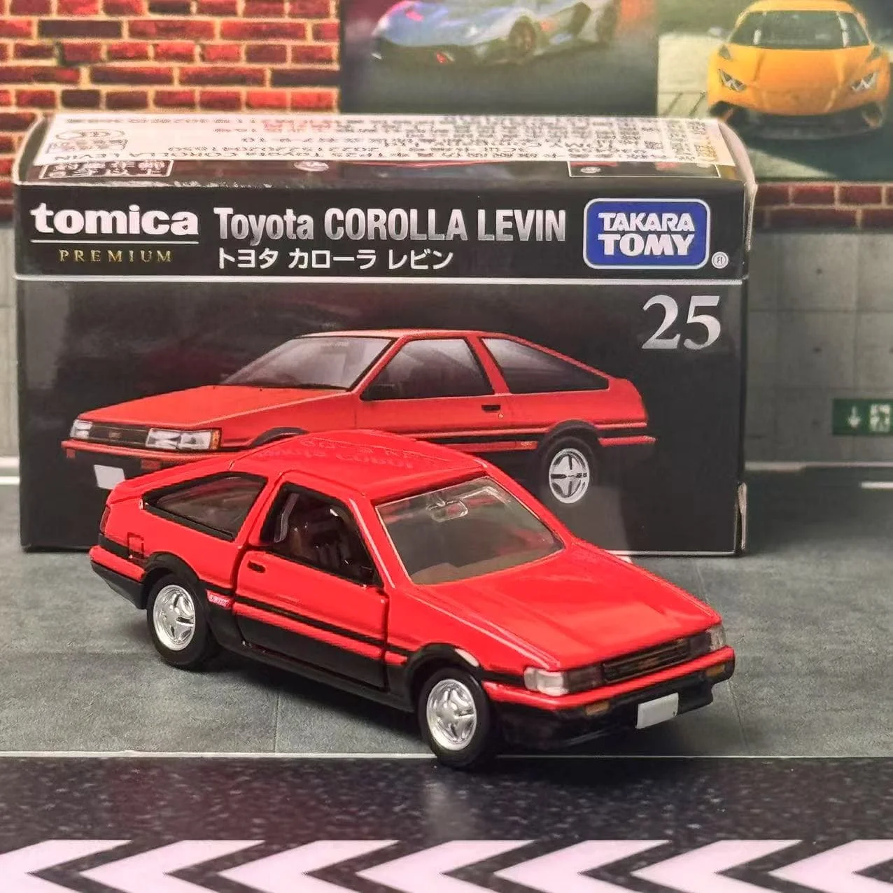 Takara Tomy Tomica Premium 25 Toyota Corolla Levin auto legering speelgoed motorvoertuig gegoten metalen model voor kinderen