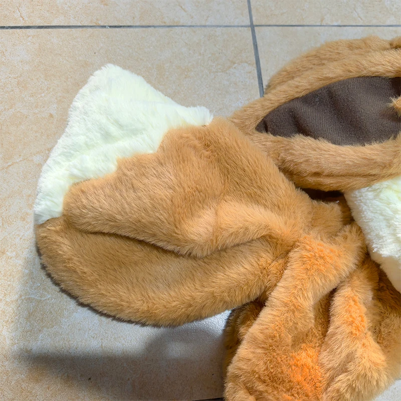 Pokémon 40cm eevee brinquedos de pelúcia plushie kawaii anime manual semi-acabado coldre de couro travesseiro pokemon presente para crianças natal