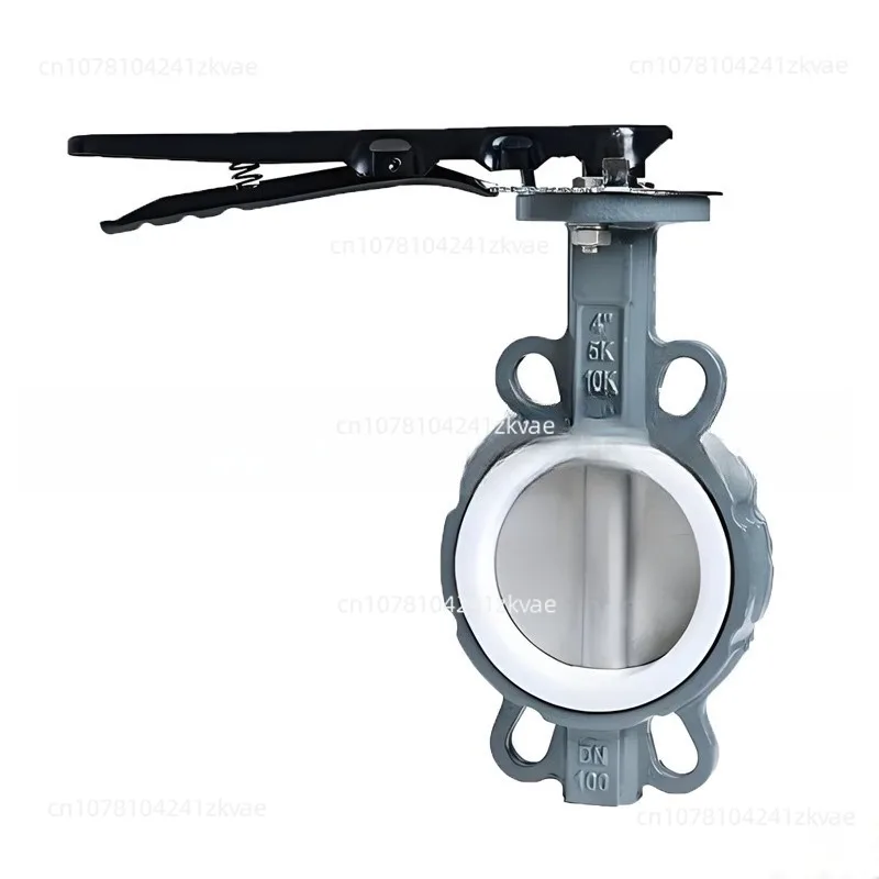 اثنين D71F-16C-DN50-DN300-D371F-16CDN50-DN800 مشبك اليد صمام الفراشة يلقي الصلب #3