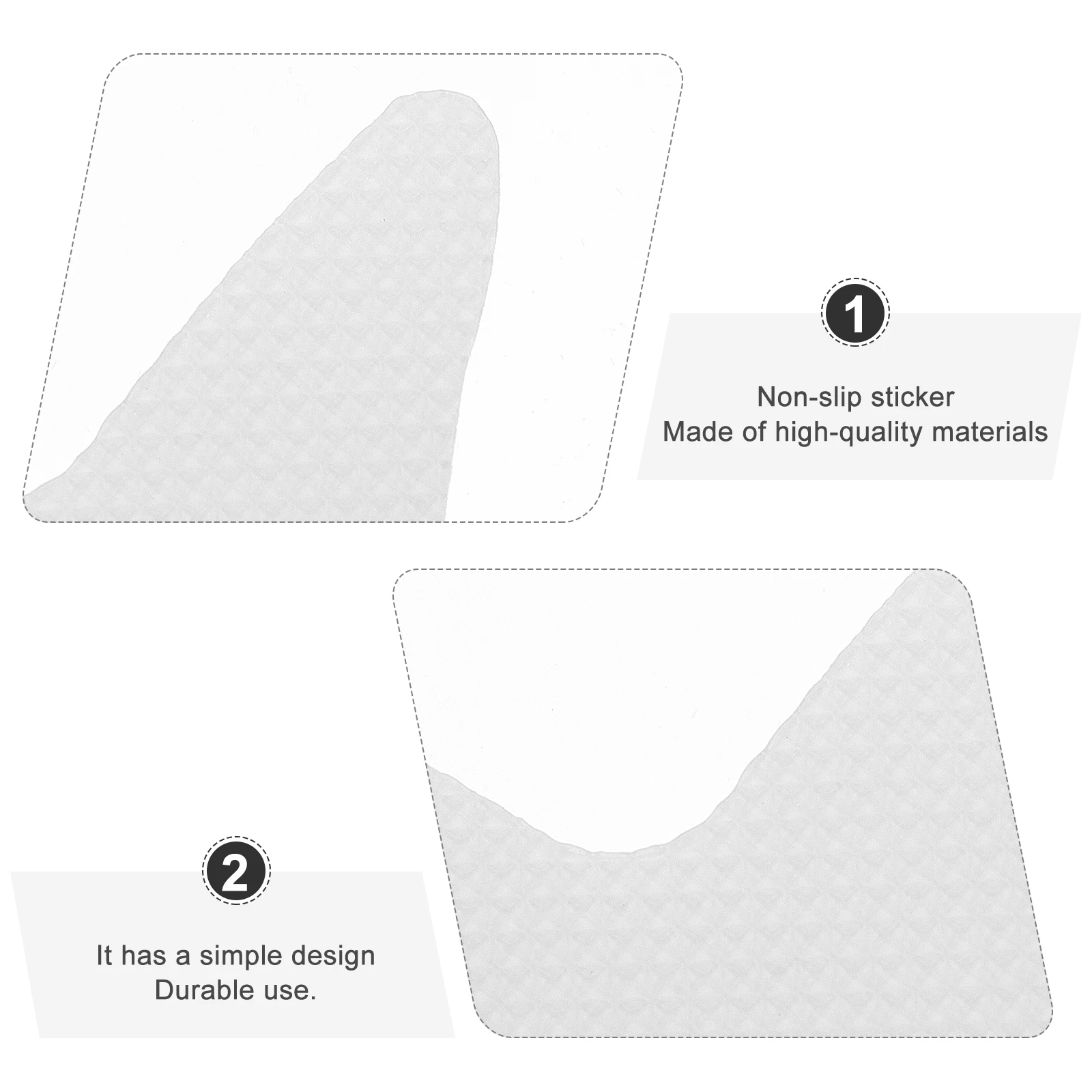 

12pcs Anti-Slipping Sticker Non-Slip Sticker For Kitchen Bathroom Pool Bathtub Stairs Ladder Safety Stickers Nonslip