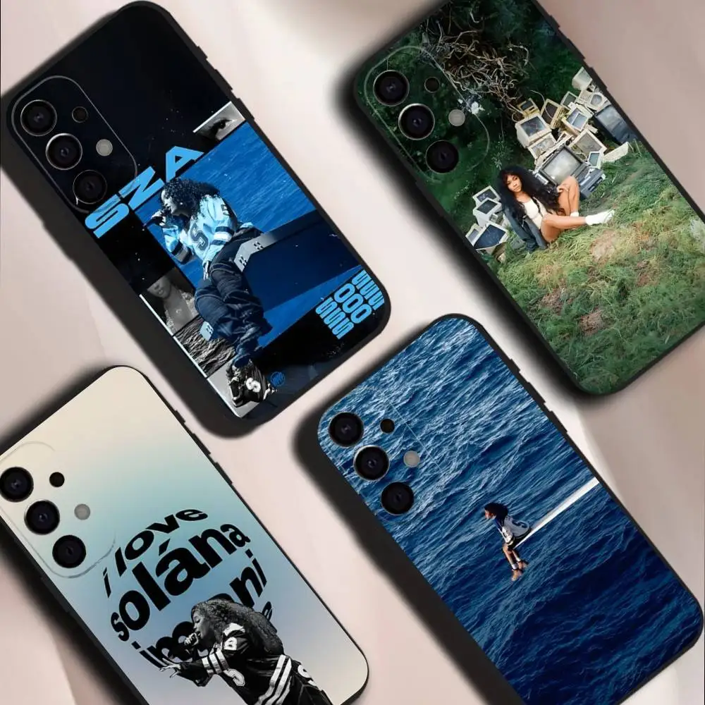 

S-SZA RNB Singer For Samsung Phone Case S26,S25,S24,S21,S22,S23,S30,Ultra,S20,Plus,Fe,Lite,5G Black Cover