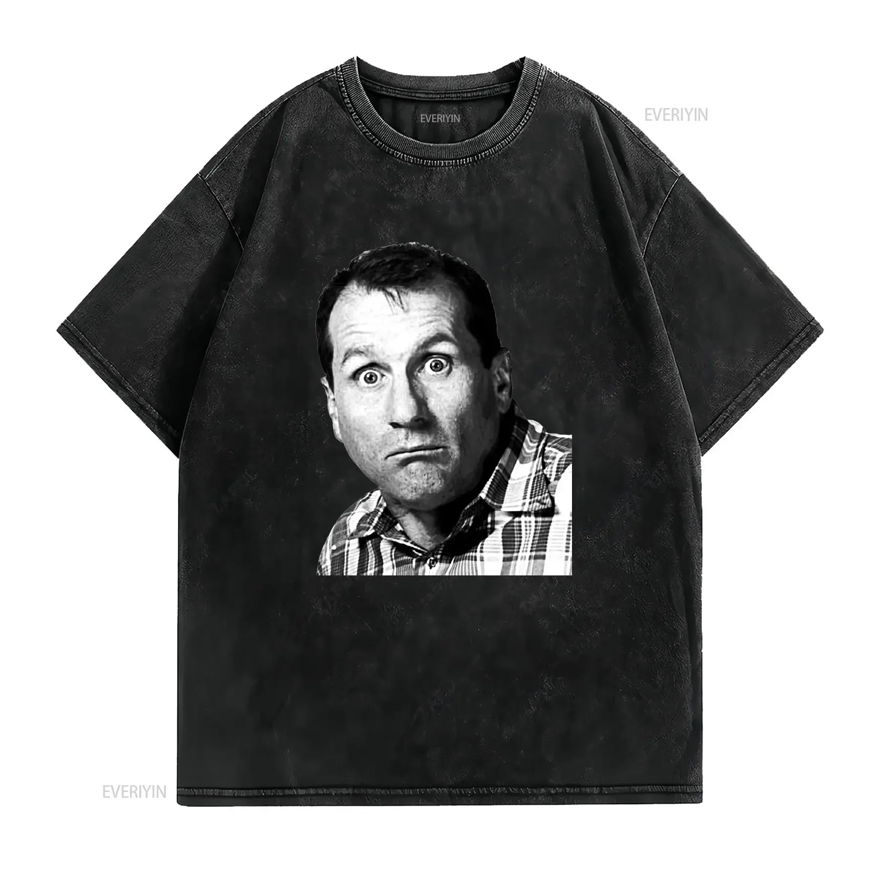Al Bundy Peggy T shirt Polk High Series Iconische TV Show Retro 80s Sitcom Kleding voor Fans Casual Themafeesten Ronde Hals